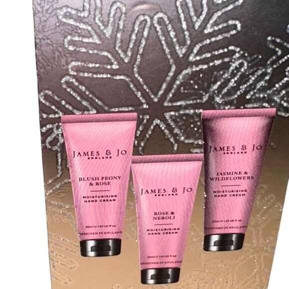 James & Jo England Hand Cream Collection Set In Holiday Tin Can 30ml /X3 - Picture 3 of 5